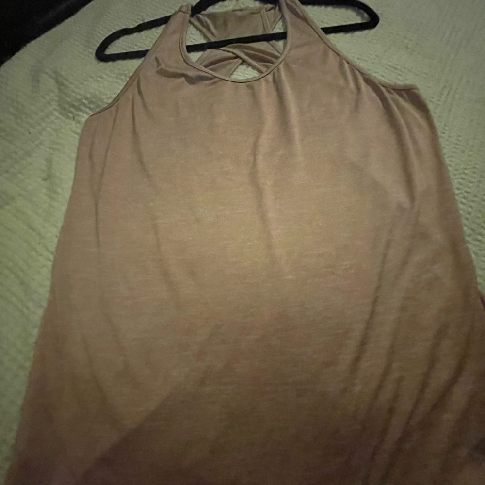 Women’s Modal Racerback Keyhole Back Tank Top Size M